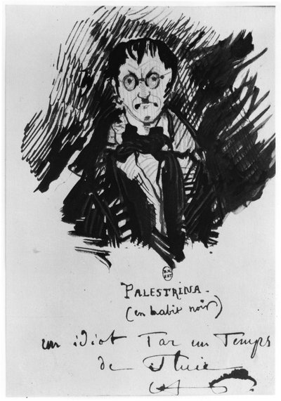 Palestrina in un Abito Nero da Charles Pierre Baudelaire